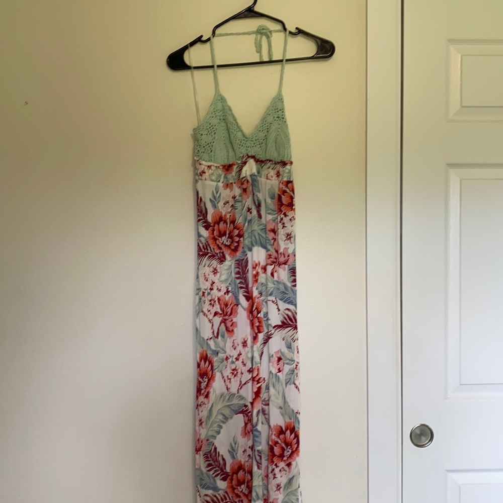 American Rag floral halter dress